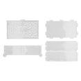 thumbnail image 1 of 4pcs Storage Box Resin Mold DIY Production Patterned Hollow Flip Lid Organizer Reusable Silicone Box Mold for DIY Craft, 1 of 14