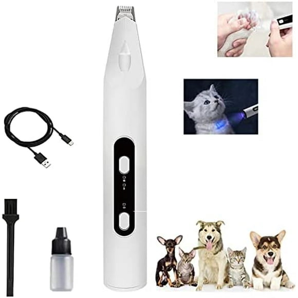 Professional Dog Clippers, Quiet Dog Clippers, 2 Speed Electric Dog Grooming Kit, Pet Cat Shaver with LED Light and Cat Ringworm Lamp