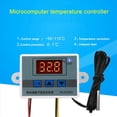 thumbnail image 6 of 2X XH-W3002 Microcomputer Digital Thermostat 12V 120W with Probe Heat Cool Temp Thermostat Control Switch, 6 of 7
