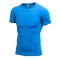 thumbnail image 1 of Mens Compression Shirts Gym Short Sleeve Sports Tight Fitness Base Layer Tops, 1 of 2