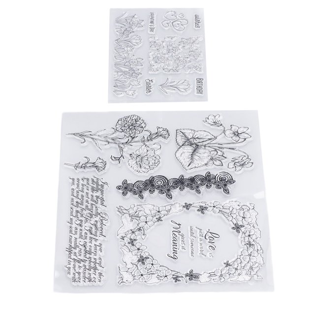Timbres Transparents, Forme Unique Design Transparent pour Album Photo pour Carte de Vœux