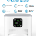 thumbnail image 2 of Air Purifiers for Bedroom, Air Purifiers with 360°Air Intake, 3 Fan Speeds, 3-Stage Filtration, 2 of 7