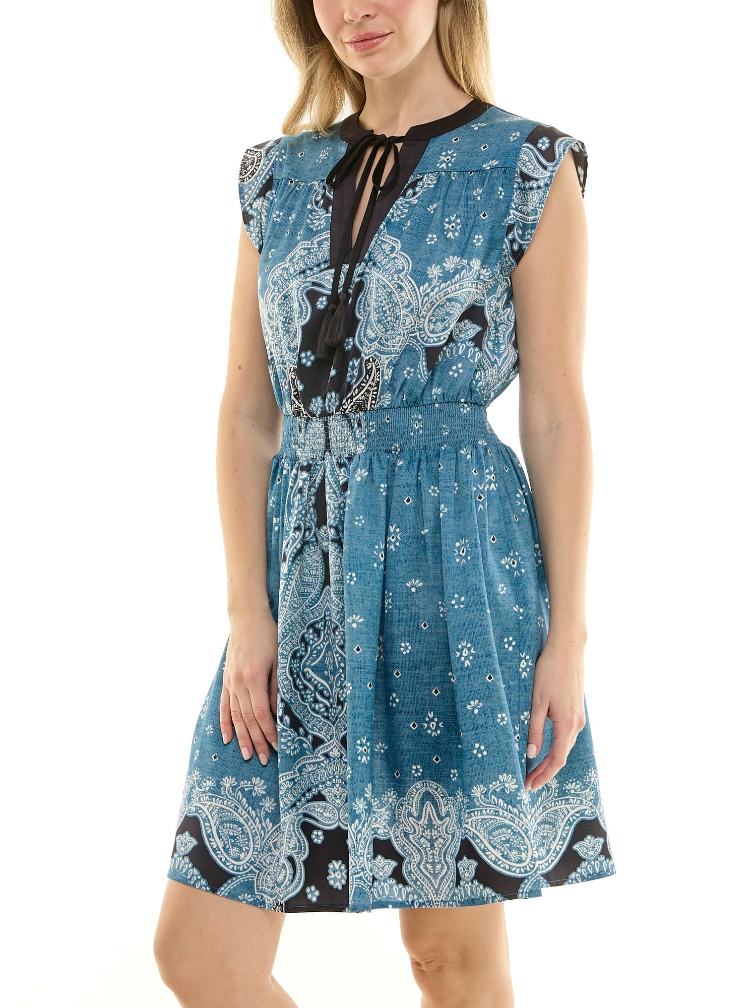 Nanette Lepore Sleeveless Mirror Print Mini Dress