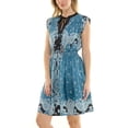 thumbnail image 4 of Nanette Lepore Sleeveless Mirror Print Mini Dress, 4 of 6