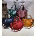 thumbnail image 3 of Bolso pequeño de cuero genuino natural de lujo a la moda para mujer, bolso de fin de semana para exteriores, Cuero vacuno real suave, bandolera de hombro para mujer, 3 of 5