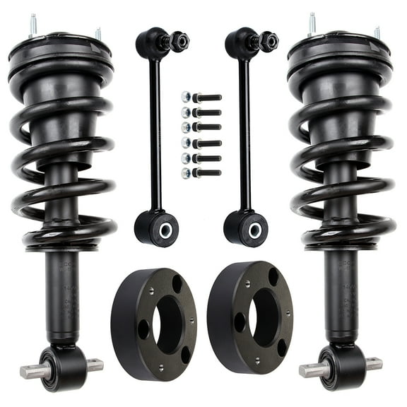 ECCPP Suspension And Lift Kit 2007 2008 2009 2010 2011 2012 2013 for Chevrolet Avalanche for Chevrolet Suburban 1500 for Chevrolet Tahoe for GMC Yukon - Lift Kit Shocks Struts Sway Bar Link Set