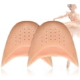 thumbnail image 1 of Gel Toe Caps Covers, Ballet Dance Shoe Toe Pads, Breathable Pointe Protector, Soft Athlete Toes Support Sleeve - Calluses Blisters Metatarsal Pain Inserts, Pain Relief Absorber, 1 of 7
