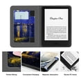 thumbnail image 4 of Ayotu Folding Case for All-New Kindle 10th Gen 2019 Release, with Auto Wake/Sleep, Lightweight Leather Hands-Free Stand Cover with Hand Strap (Not Fit Kindle Paperwhite), Star Night, 4 of 7