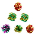 thumbnail image 1 of 6pcs Mylar Crinkle Balls Cat Toys Best Interactive Crinkle Cat Toy Balls Ever Independent Pet Kitten Cat Toys for Fat Real Cats Kittens Exercise (Random Color), 1 of 7