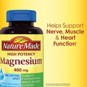 Nature Made Magnesium 400 mg., 150 Liquid Softgels