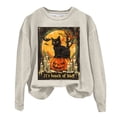 thumbnail image 7 of Futezty Halloween Sweatshirts for Women Plus Size Long Sleeve Cute Graphic Pullover Top 2025 Fall Fashion Shirt Clothes, 7 of 7
