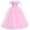 Pink, variant on Girls Princess Dress Costume Party Halloween Christmas Cosplay Fancy Dress 3-12Years