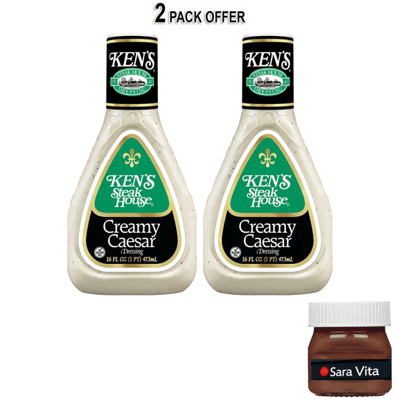 Ken's Steak House Creamy Caesar Salad Dressing 16 fl oz Bottle