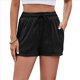 thumbnail image 3 of Pantalones Cortos Texturizados Activewear Lounge Negros M, 3 of 10