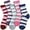 Stripe A, variant on Fuzzy Socks for Women, Soft Comfy Cozy Fluffy Thick Winter Warm Fleece Slipper Socks, Valentines Day Gifts for Women