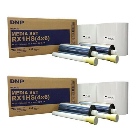 2x Print Media for DS-RX1HS High Speed Dye Sub Printer - 4x6