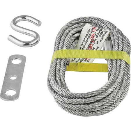 Stanley 730700 Heavy Duty Lift Cable with S-Hook and Joiner Clip 14 ft L