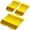 yellow, variant on Tire Saver Ramps - Heavy-Duty Vehicle Storage Ramp Set of 4 Pack Anti-Slip Design RV Camper Trailer for Powerful Load Bearing Capacity Tire Wheel Ramps