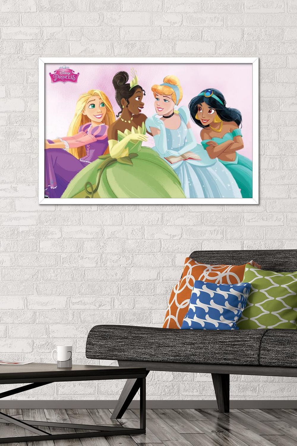 Disney Ultimate Princess Celebration - Group Wall Poster, 22.375" x 34" Framed