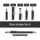 thumbnail image 2 of 6 In 1 Tech Tool Ballpoint Pen, Funct Tool Pen For Men, 2 of 5