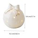 thumbnail image 3 of Xihbxyly Adorno Navideño de Cerámica, Elegante Diseño Blanco, Luces Led Integradas, Ambiente Festivo, Acogedor, Repisa para La Chimenea, Ideal para Regalo de Navidad, Tamaño 9,2 X 9,4 Cm., 3 of 6