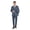 Blue gray, variant on Men Suit BERLUSCONI Turkey 100% Italian Wool Super 180's 3pc Vested #Ber4 Navy