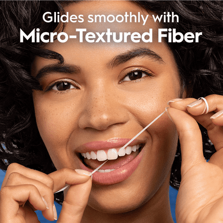 Oral-B Glide Healthy Gums Unflavored Dental Floss, Smooth, Strong, Shred Resistant 50m