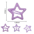 thumbnail image 6 of 10PCS Star Snap Hair Clips For Girls Non-slip Toddlers Colorful Cute Lovely Metal Hair Barrettes Candy Color Hair Snap Clips Hair Accessories For Girls Kids Baby Teens Women, 6 of 6