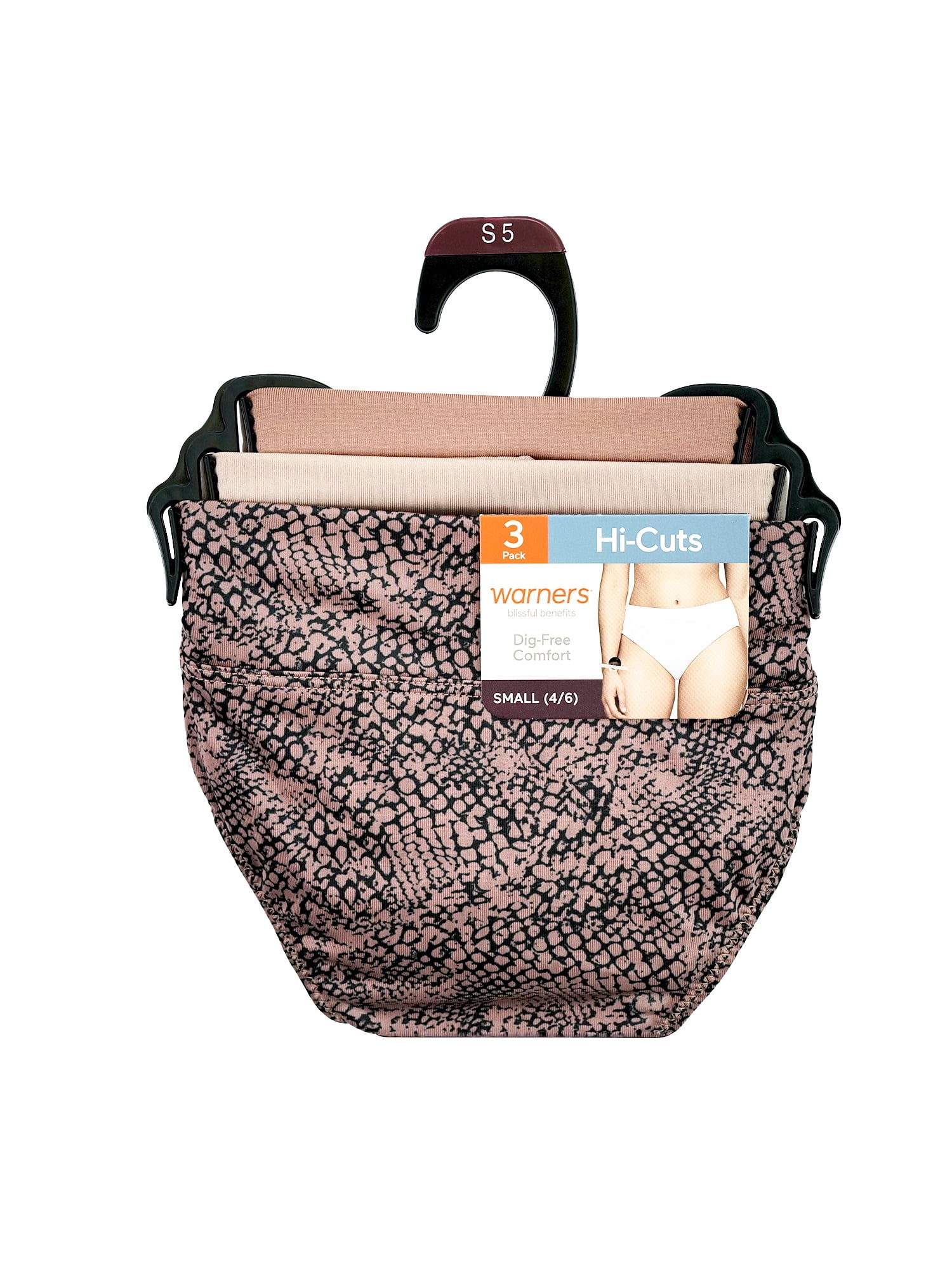 Warners® Blissful Benefits Women's Dig-Free Hi-Cut 3-Pack, Sizes S-3XL