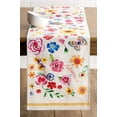 thumbnail image 5 of Maison d' Hermine Happy Florals - Sweety 100% Cotton Table Runner for Party | Dinner | Holidays | Kitchen | Spring/Summer [Double Layer (14.5 Inch by 108 Inch)], 5 of 5