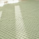 thumbnail image 3 of Alfombra Tejida de Algodón y . Tejido Fino Que Se Puede Lavar A Máquina. Manta de Algodón para la Cama, Color Verde., 3 of 5
