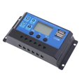 thumbnail image 4 of Controlador de Carga Solar Controlador de Batería de Panel Solar 10A 12V / 24V PWM Parámetro Automático Pantalla LCD Ajustable Panel Solar Regulador D, 4 of 7