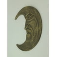 thumbnail image 2 of Zeckos Bronze Cast Iron Crescent Man in the Moon Face Wall Decor, 2 of 3