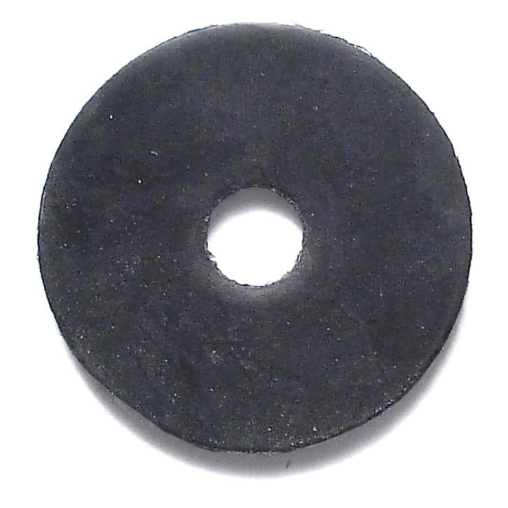 #6 Rubber Washers 1/8" ID X 3/8" OD X 3/32 Extra Thick Black Rubber Washers 
