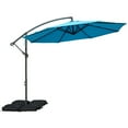 thumbnail image 2 of Kozyard 10 ft. Offset Cantilever Hanging Outdoor Patio Umbrella (120'' Dia x 91''H Blue), 2 of 7