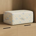 thumbnail image 1 of Organizador de ropa para el hogar, caja de almacenamiento de tela para colchas, gran capacidad, diseño portátil, estructura de metal, para uso en la oficina,Wsvlmg, 1 of 8