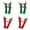 04-Red/Green, variant on 4 Pairs Holding Hand Novelty Socks Unisex Magnetic Funny Cute Socks Graduation Christmas and New Year Gifts for Couple Friends