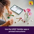 thumbnail image 7 of LEGO Botanicals Cosmos Flowers - Building Toys for Kids, Girls & Boys, Ages 9+ - Artificial Flower Decor for Desk, Bedroom or Dorm - Gift for Birthdays - 11514, 7 of 7