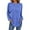 Blue, variant on KBZDBZC Womens T Shirts Women's Autumn and Winter Round Neck Long Sleeved Stripe Loose Casual T Shirt Womens Tops (Blue,XL)