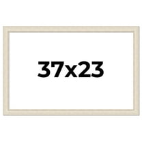 37x23 Frame White Real Wood Picture Frame Width 1.75 inches | Interior Frame Depth 0.5 inches |