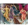 thumbnail image 1 of Cuadro Decorativo - Los espíritus de la tormenta por Evelyn De Morgan alrededor de 1900 Jr  Impresión en canvas, estrechado., 1 of 2