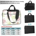 thumbnail image 6 of YFYANG 13 inch Universal Laptop Bag Oxford Cloth Laptop Sleeve, Multi-functional Vintage Abstract Star Texture Notebook Computer Messenger Bag Handbag, 6 of 8