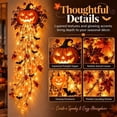 thumbnail image 5 of Elegant Halloween Cascade Wall Light Collection – Beautiful by Day, Glowing by Night, Layered Halloween Wall Decor with Hanging Accents and Atmospheric Glow, 5 of 7
