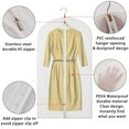 thumbnail image 3 of PEACNNG 6 Pack Small Translucent PEVA Garment Bags for Closet Storage （S 24‘‘ x 35 ‘‘）, 3 of 7