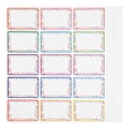 thumbnail image 1 of KAKOWELY Labels 23 Sheets Blank Labels Stickers Name Tag Decal Adhesive Stickers Sticker Label Classifying Tag Stickers Name Tags Stickers2.95"X1.97"(LxW), 1 of 4