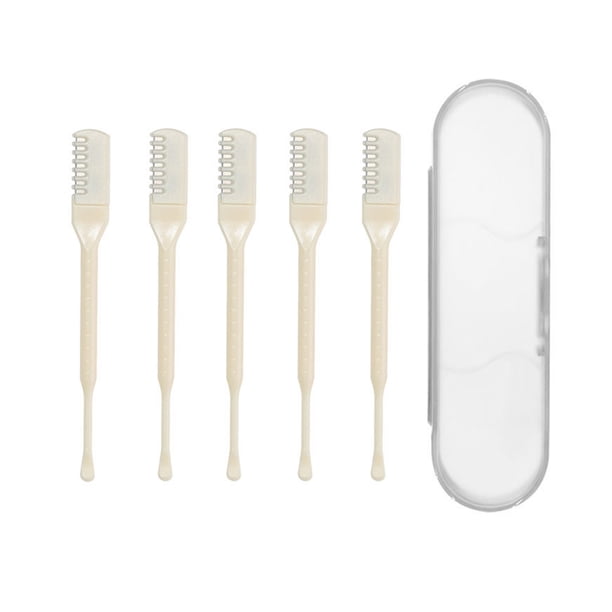 Recortador de vello nasal 2 en 1 y recogedor de vello de orejas, herramienta de doble cara para hombres y mujeres.
