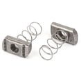 thumbnail image 2 of Unique Bargains 5Pcs M12 304 Stainless Steel Long Spring Channel Nuts for Unistrut Lines, 2 of 4
