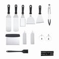 thumbnail image 5 of Kit d'Outils de Barbecue en Acier Inoxydable Premium avec Pinces, Brosse et Spatule - Ensemble de Grillade Moderne Simple de 7 Pcs pour Cuisine Extérieure/intérieure, Accessoires de Barbecue Durables et Abordables (Design Souriant), 5 of 5