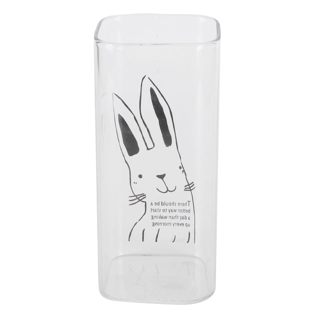 Taza de cristal Drinkware, diseño exquisito impreso 400ml de la taza de café del té de la taza de Drinkware de la leche