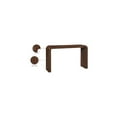 thumbnail image 2 of Meridian Furniture Toulon Brown Oak Veneer Console Table, 2 of 7
